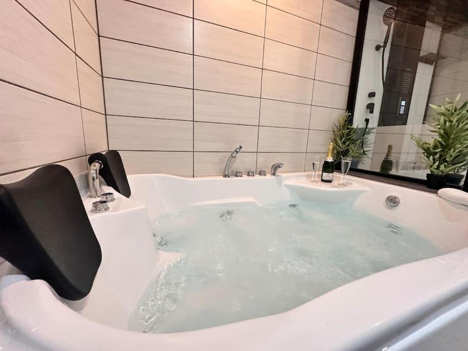 E Servagnat T3 Luxe Avec Sauna Jacuzzi Et Hammam 埃佩尔奈 外观 照片