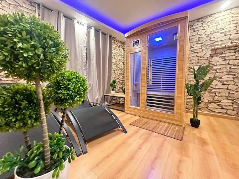 E Servagnat T3 Luxe Avec Sauna Jacuzzi Et Hammam 埃佩尔奈 外观 照片